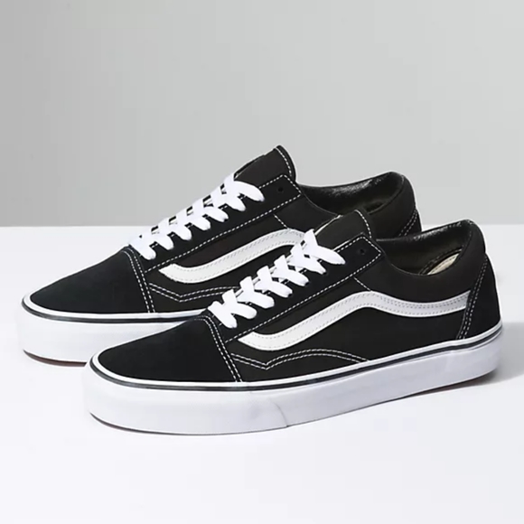 Vans Other - VANS Old Skool Black with White Stripe White Sole